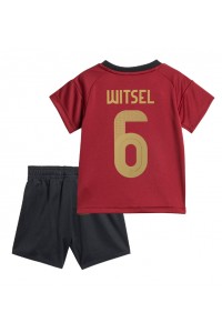 België Axel Witsel #6 Babytruitje Thuis tenue Kind EK 2024 Korte Mouw (+ Korte broeken)